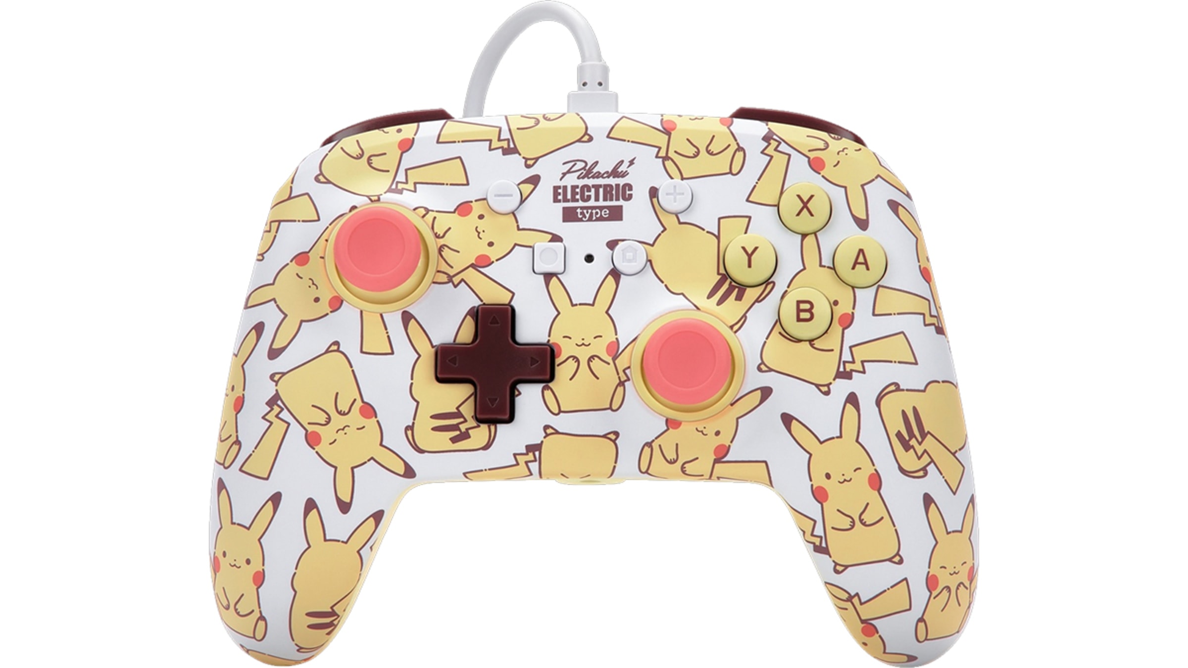 Enhanced Wired Controller for Nintendo Switch™ - Pikachu™ Blush